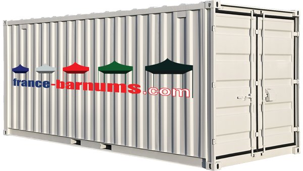 Image container pour commande barnums gros volume